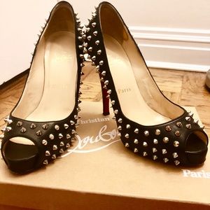 Christian Louboutin Black Very Prive Heels 120
